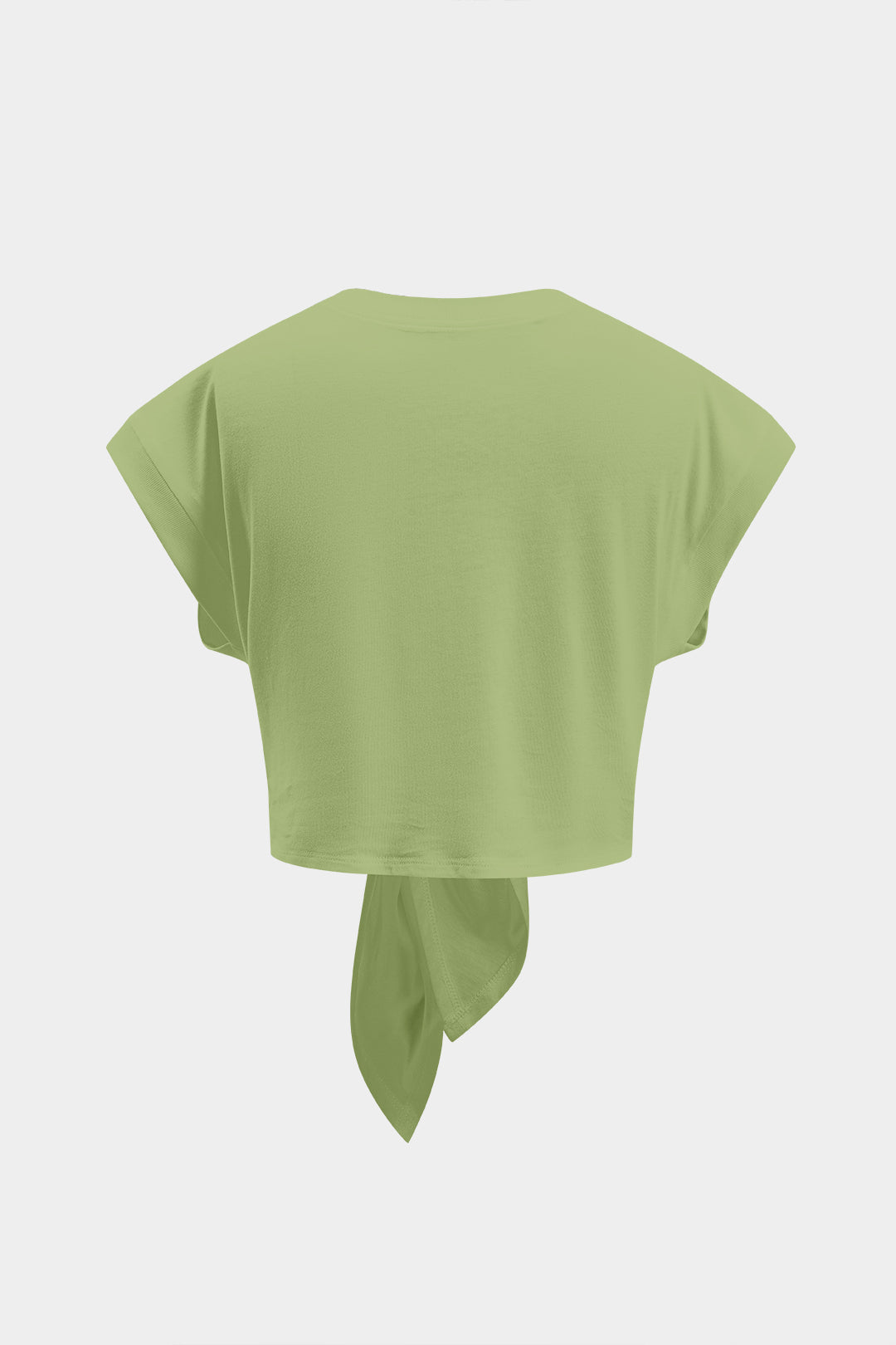 Kabarık Bağlama Detaylı T-Shirt