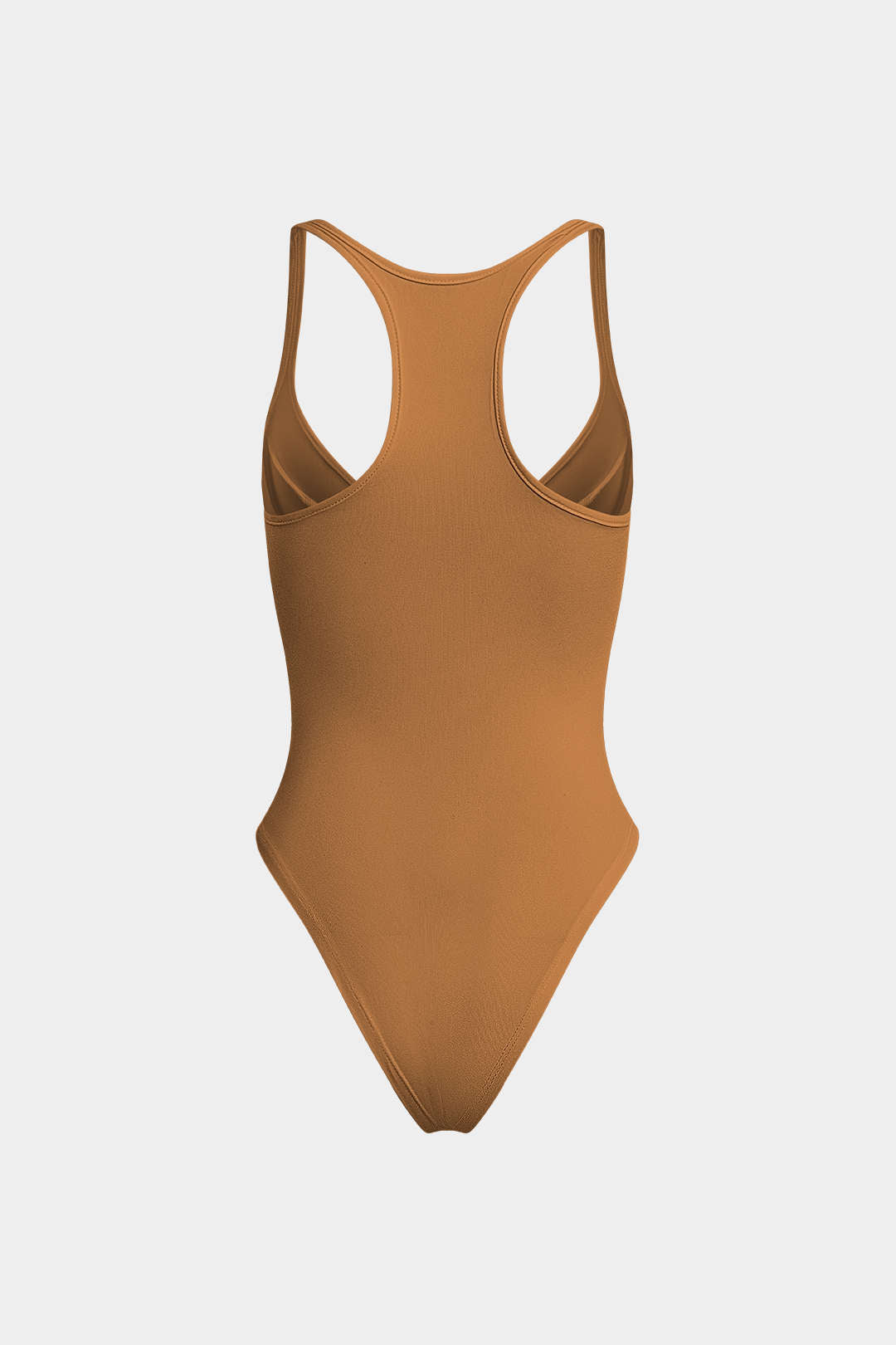 Basic Düz Derin V Yaka Bustier Bodysuit
