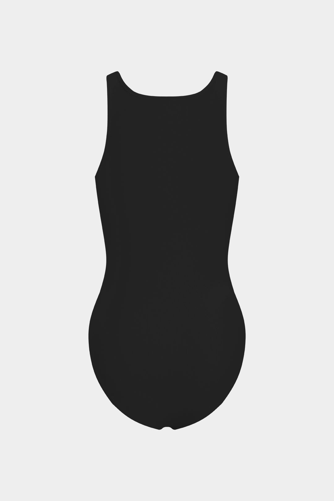 Harf Baskılı Kolsuz Düşük Bel Bodysuit