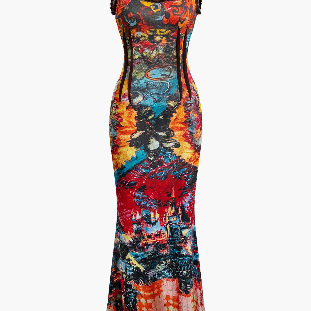 Tay Daya Tank Maxi Elbise