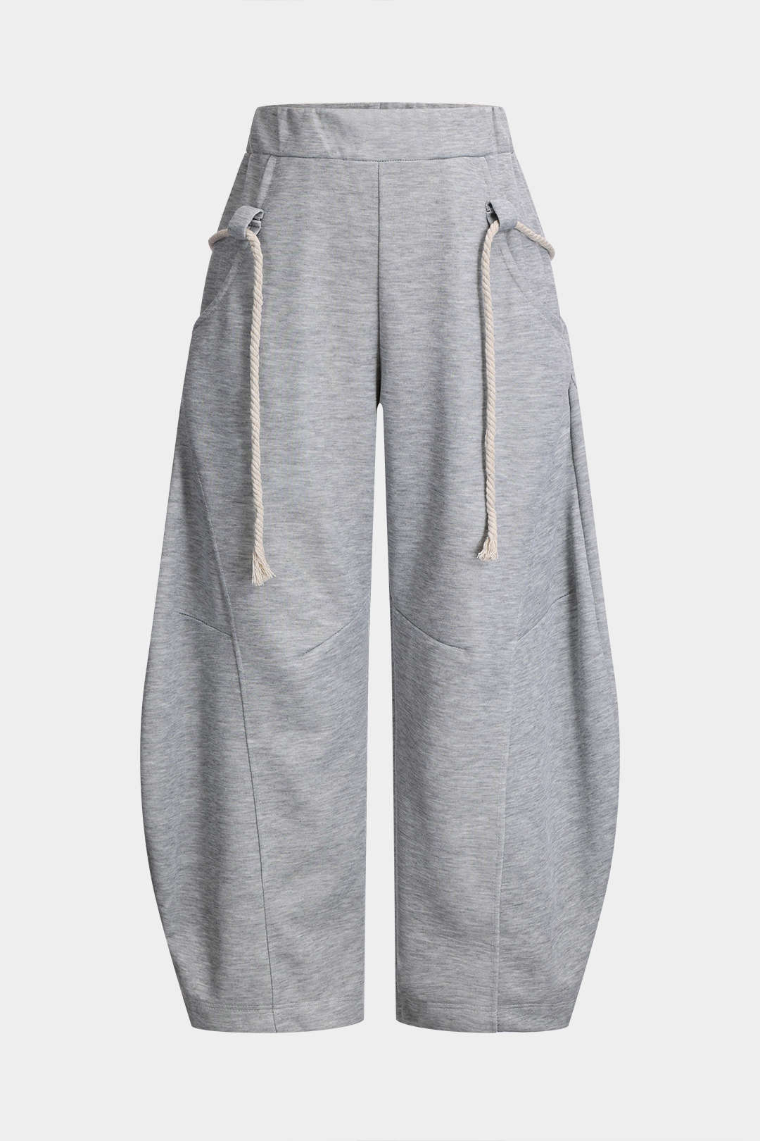 İpli Geniş Paça Pantolon