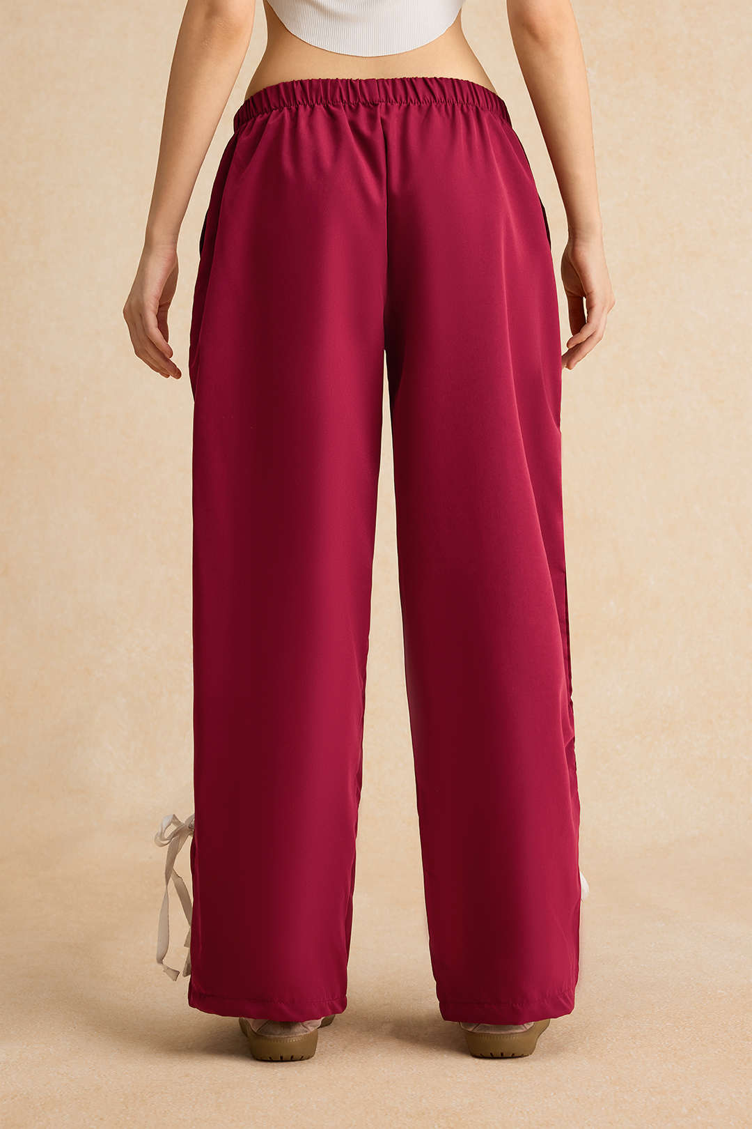 Patchwork Kemer Detaylı Pantolon