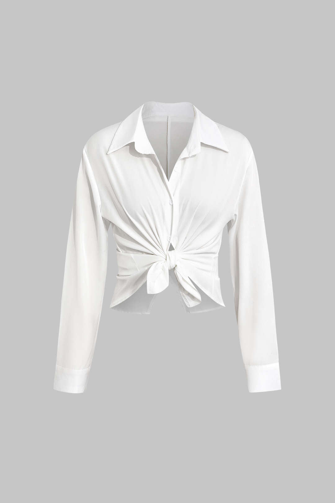 Sıcak Düğüm Gömlek Ve Sanatsal Baskı Pantolon Seti