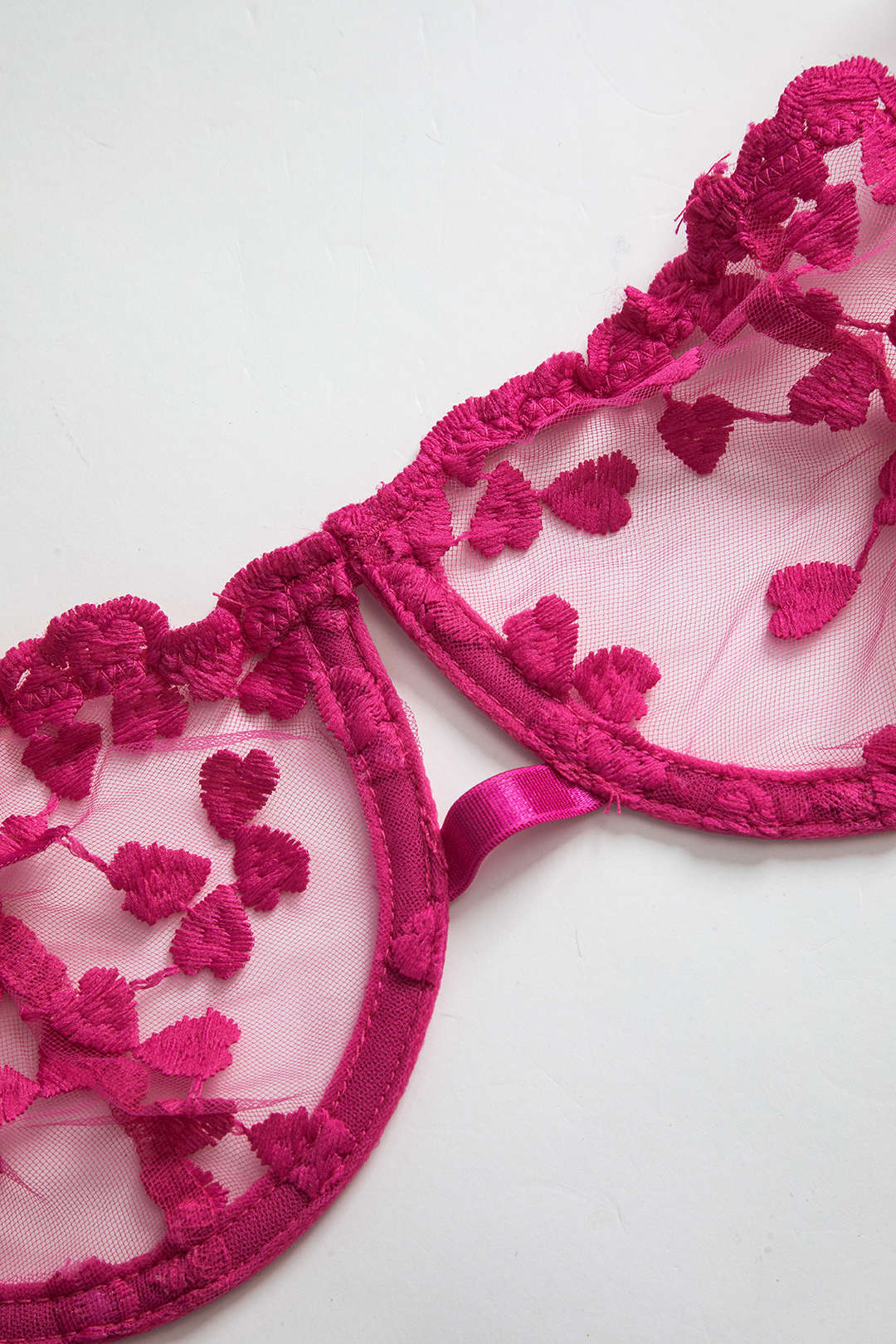 Dantel Nakışlı Bustier Kemerli Lingerie Garter Seti