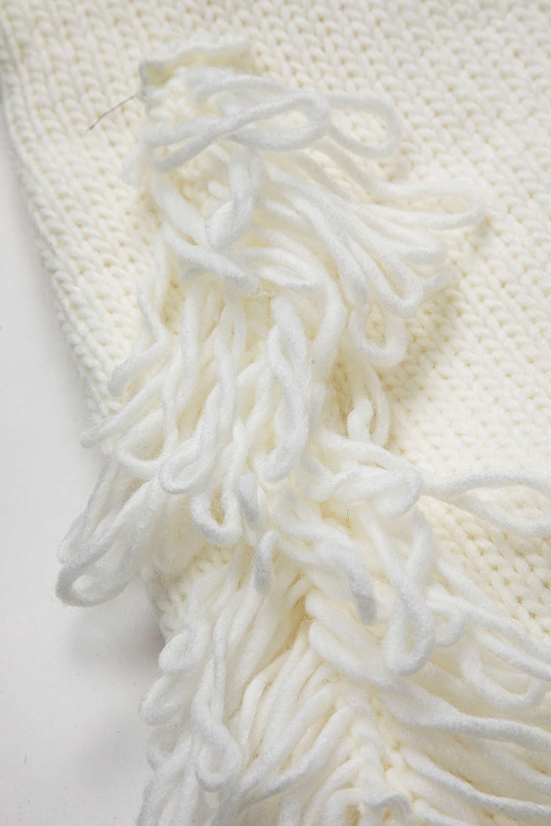 Örgü Fringe Düğümlü Halter Yaka Sırt Dekolteli Elbise